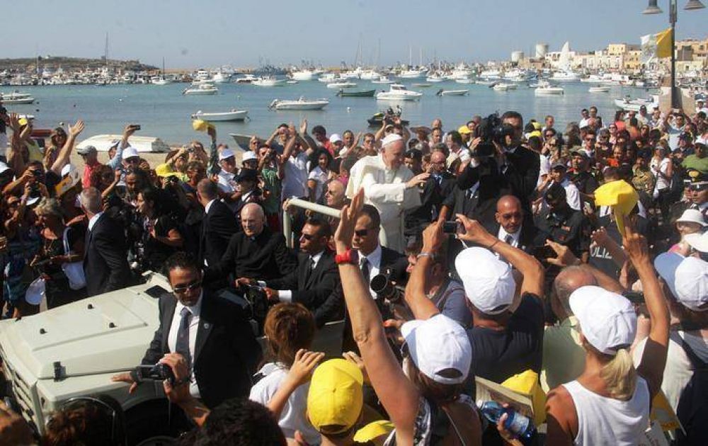 �Comprend� que deb�a viajar despu�s de la misi�n a Lampedusa�