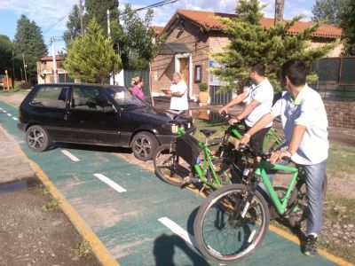Juana Koslay: ya funciona el programa �Guardianes de la Ciclov�a�