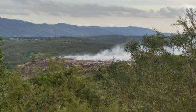 Basura y fuego en el coraz�n de Punilla