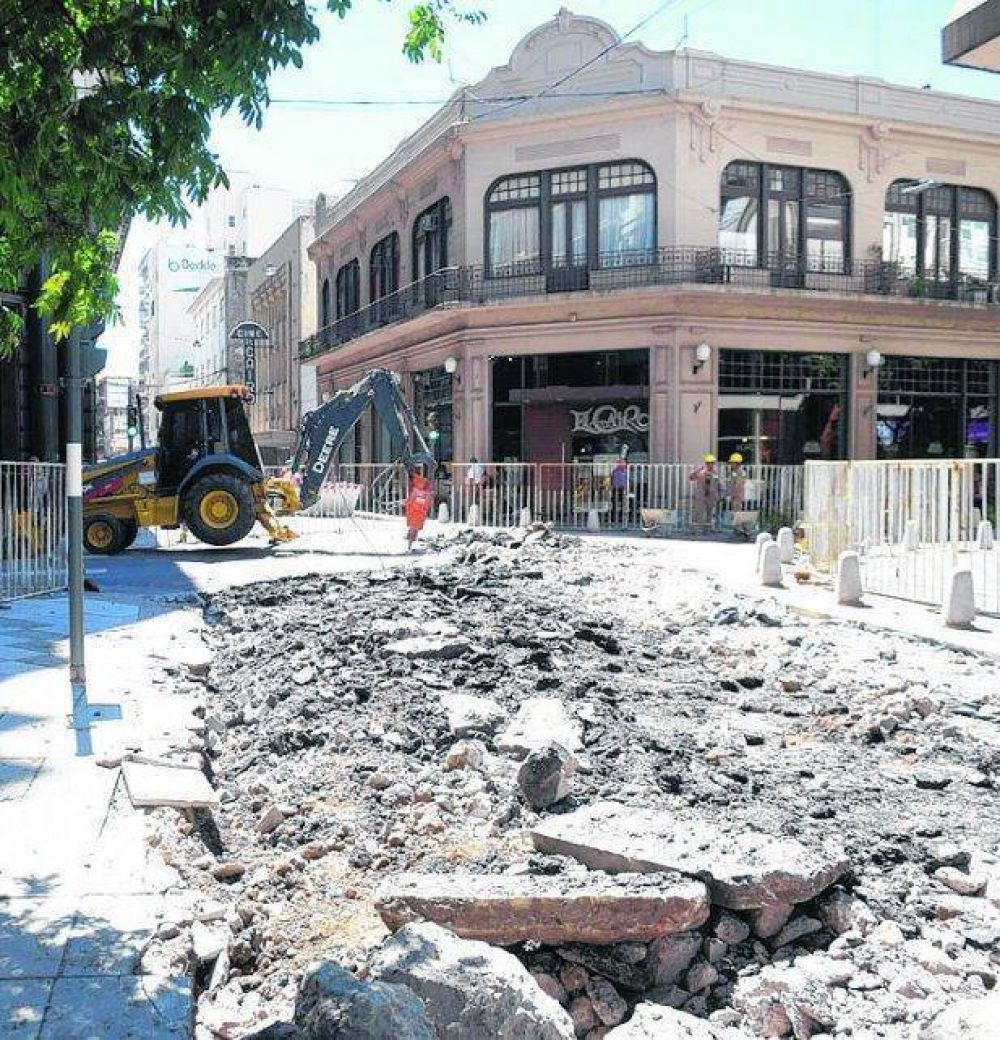 Retomaron los trabajos de revitalizaci�n en el �rea hist�rica del centro