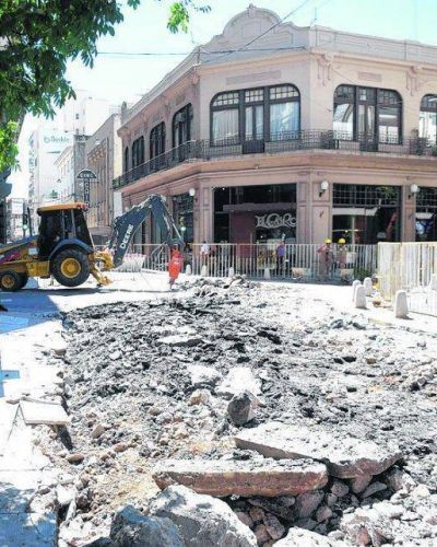 Retomaron los trabajos de revitalizaci�n en el �rea hist�rica del centro