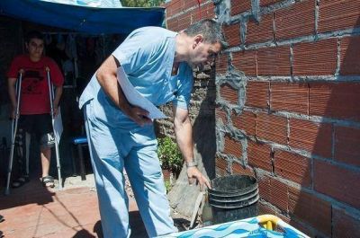 Mor�n refuerza los operativos de descacharreo para prevenir el dengue