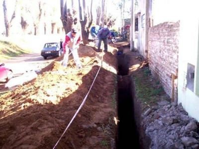 Se realizan m�s obras de cloacas