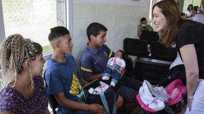 Vidal visit� obras en San Miguel