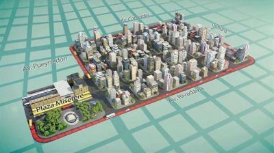 En medio de la pelea con los manteros, Rodr�guez Larreta present� un plan para remodelar Once