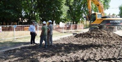 Comenzaron las obras en el Barrio 96 Viviendas