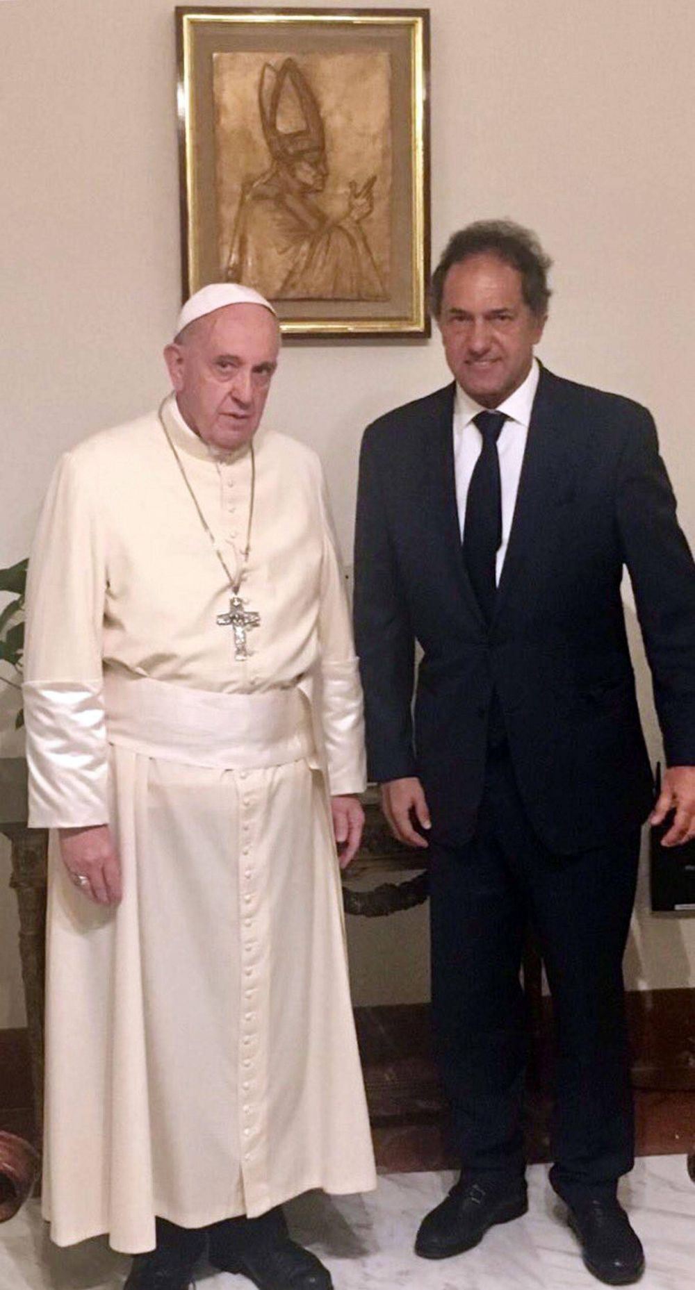 El papa Francisco recibi a Daniel Scioli