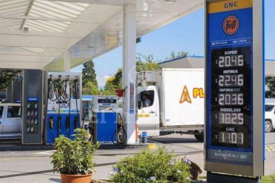 En Salta, solo la nafta di�sel m�s barata no supera los $20
