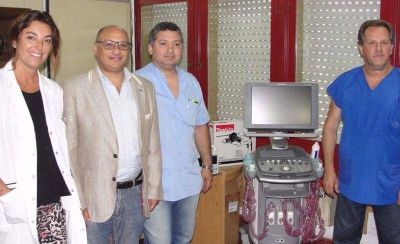 Nuevo ec�grafo para el hospital: �En 12 a�os es la primera vez que se da importancia al diagn�stico�
