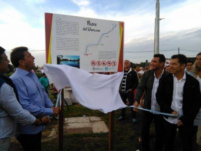Di Cesare y Massa inauguraron el �Paseo del Durazno� en Miramar