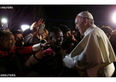 El Papa en una Parroquia de Guidonia: Testimoniar a Jes�s
