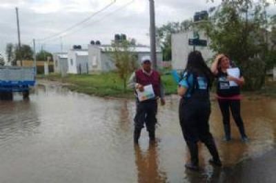 La Provincia ya asisti� a cientos familias tras el paso de tormentas