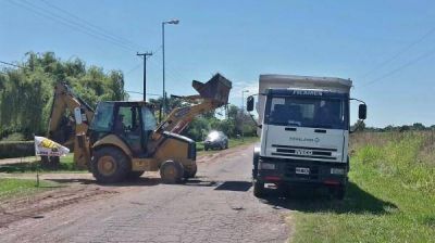 Obras pluviales y viales en Pueblo Nuevo