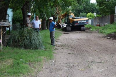 Contin�an a buen ritmo las obras en el Barrio 96 viviendas