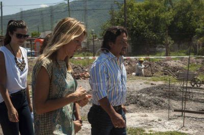 Las obras en el barrio Gauchito Gil finalizar�an en abril de 2018