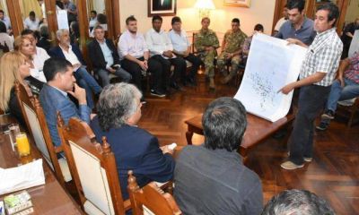 Temporal. Casas volvi� a cuestionar la falta de ayuda de Naci�n