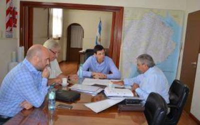 El intendente de Villegas se reuni� con autoridades provinciales por la crisis h�drica