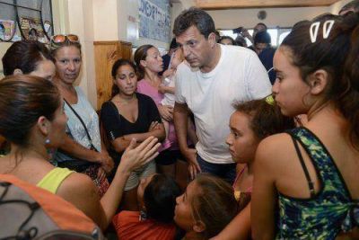 Massa dijo que hoy cuidar y generar empleo es todo un desaf�o