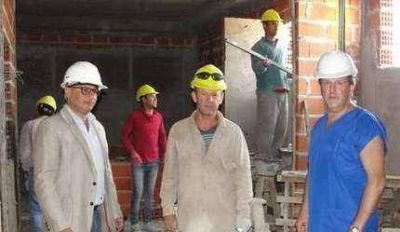 El intendente recorri� la obra del Hospital Municipal