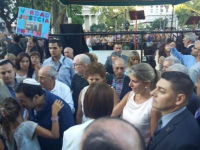 Nisman/Aniversario. Se realiz� el acto en homenaje al segundo aniversario de la muerte del fiscal