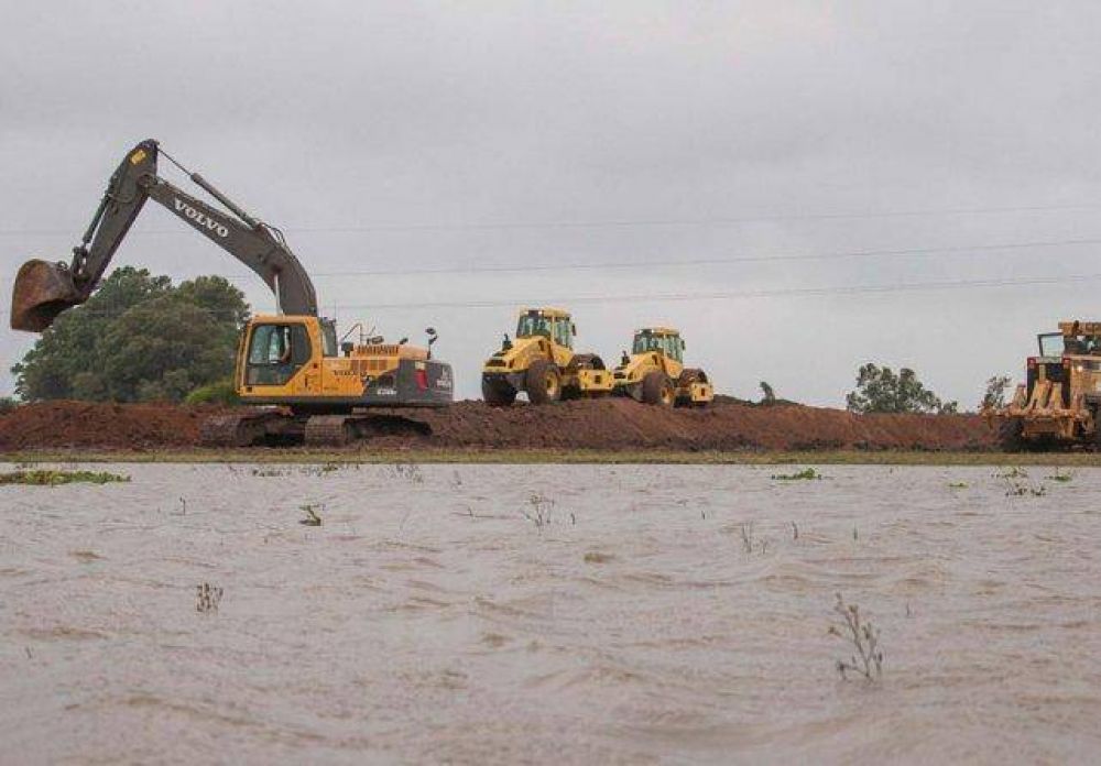 El Estado provincial reforzar los terraplenes de contencin en Gualeguay