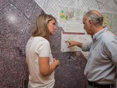 Grindetti recibi� a la nueva titular de ACUMAR, Gladys Gonz�lez