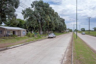 Las pavimentaciones de Alvear y Bauman, en el 65 %