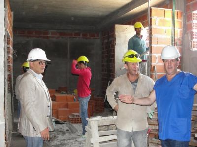 Avanza la obra de ampliaci�n del hospital municipal de Balcarce