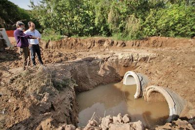 M�s de $ 25 millones para pavimentaci�n y desag�es