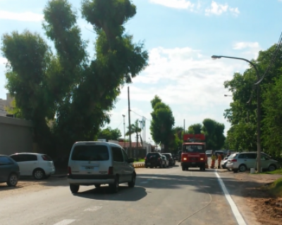 Funciona la nueva iluminaci�n led en la Costanera y terminan la demarcaci�n
