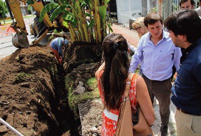 Comienza la obra en el barrio Rosa M�stica