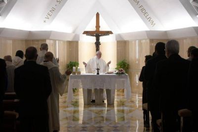 El Papa en Sta. Marta: Cristo se ofreci� a s� mismo, una vez para siempre, para el perd�n de los pecados