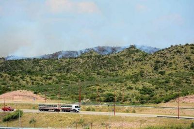 San Luis Solidario trabaja para combatir un reinicio del fuego
