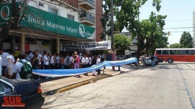 Contin�a el paro en la Cl�nica Brandsen