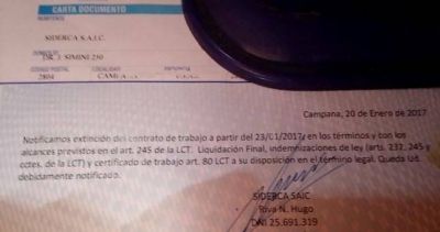 Techint lo hizo de nuevo: despidos en Siderca