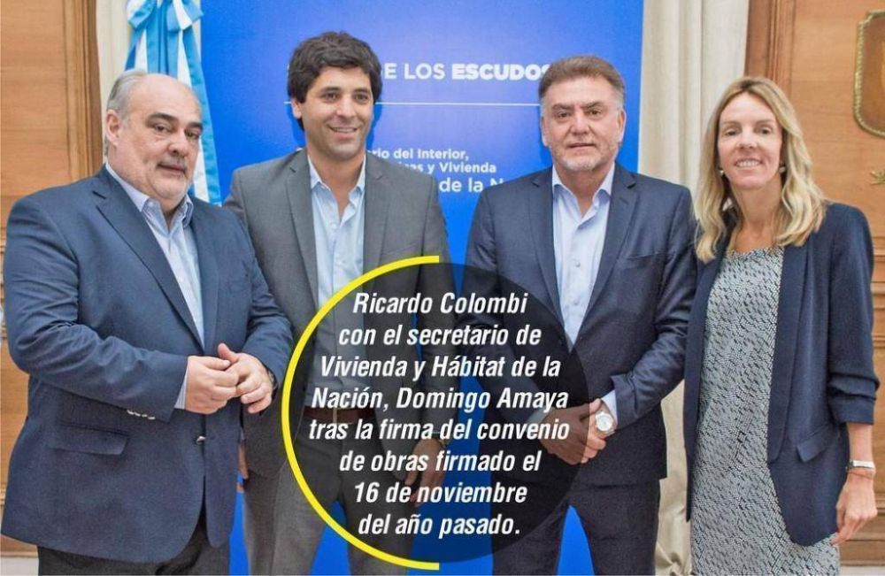 Colombi y Frigerio firman convenio multimillonario para un gasoducto