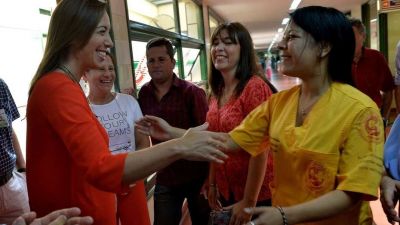Mar�a Eugenia Vidal almorz� con Emilio Monz� para dejar atr�s las diferencias internas
