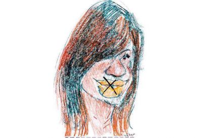 Cristina vuelve a arremeter contra Clar�n y S�bat por una caricatura