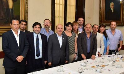 Canteros recibi� al Colegio de Abogados