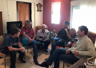 Mar�n visit� vecinos afectados por los incendios y las inundaciones