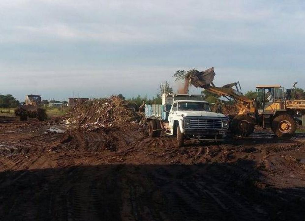 Villa Mercedes: sacaron casi 70 camiones de residuos en Jujuy y Olloqui