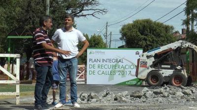 Juan Zabaleta supervis� el Plan Integral de Recuperaci�n de Calles