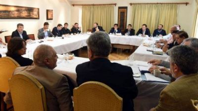 En el inicio del a�o electoral, Corpacci convoc� a su gabinete