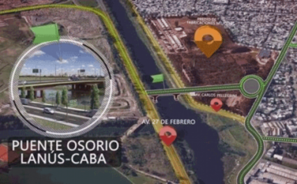 Avanza la construcci�n del Puente Osorio
