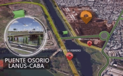 Avanza la construcci�n del Puente Osorio