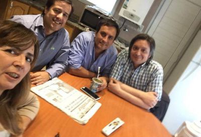 Cristina reuni� a su tropa en su casa de R�o Gallegos