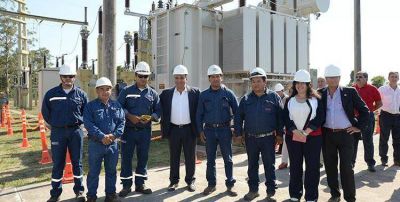 Manzur inaugur� la ampliaci�n de la estaci�n transformadora de La Cocha