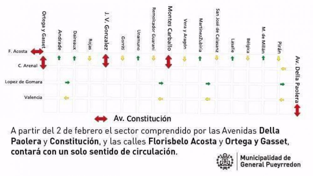 Sealizan calles en el barrio Los Pinares y controlarn los sentidos de circulacin