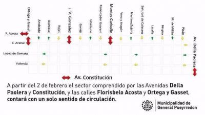 Se�alizan calles en el barrio Los Pinares y controlar�n los sentidos de circulaci�n