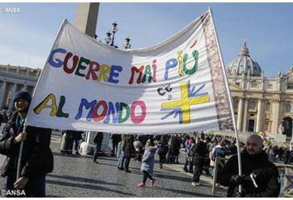 Los ni�os de Roma con el Papa por la paz